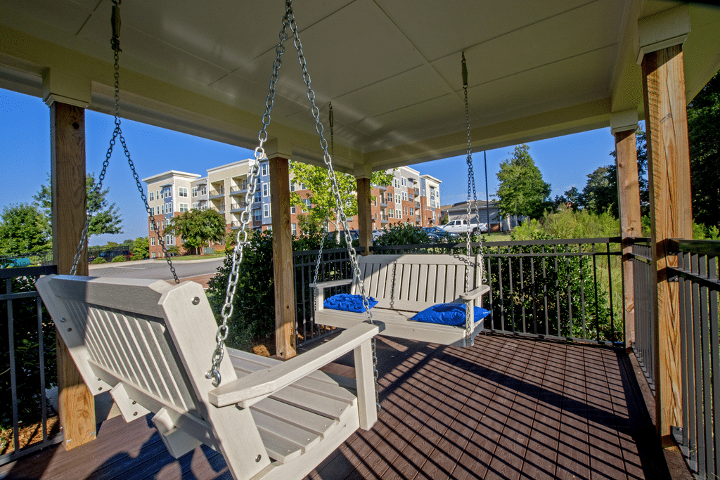 TheGreensatCentennialCampus ExteriorSwing (1) December2024 HighRes